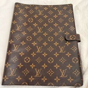 Louis Vuitton Brown and Gold Monogram Portfolio